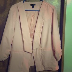 Baby pink blazer